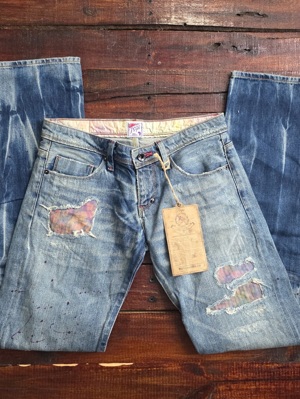 PRPS Made In Japan Cobra Slim Fit Distressed Jeans Men's Size 27